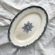 Oval ironstone dish "Guirlande Service" JVB Jules Vieillard Bordeaux