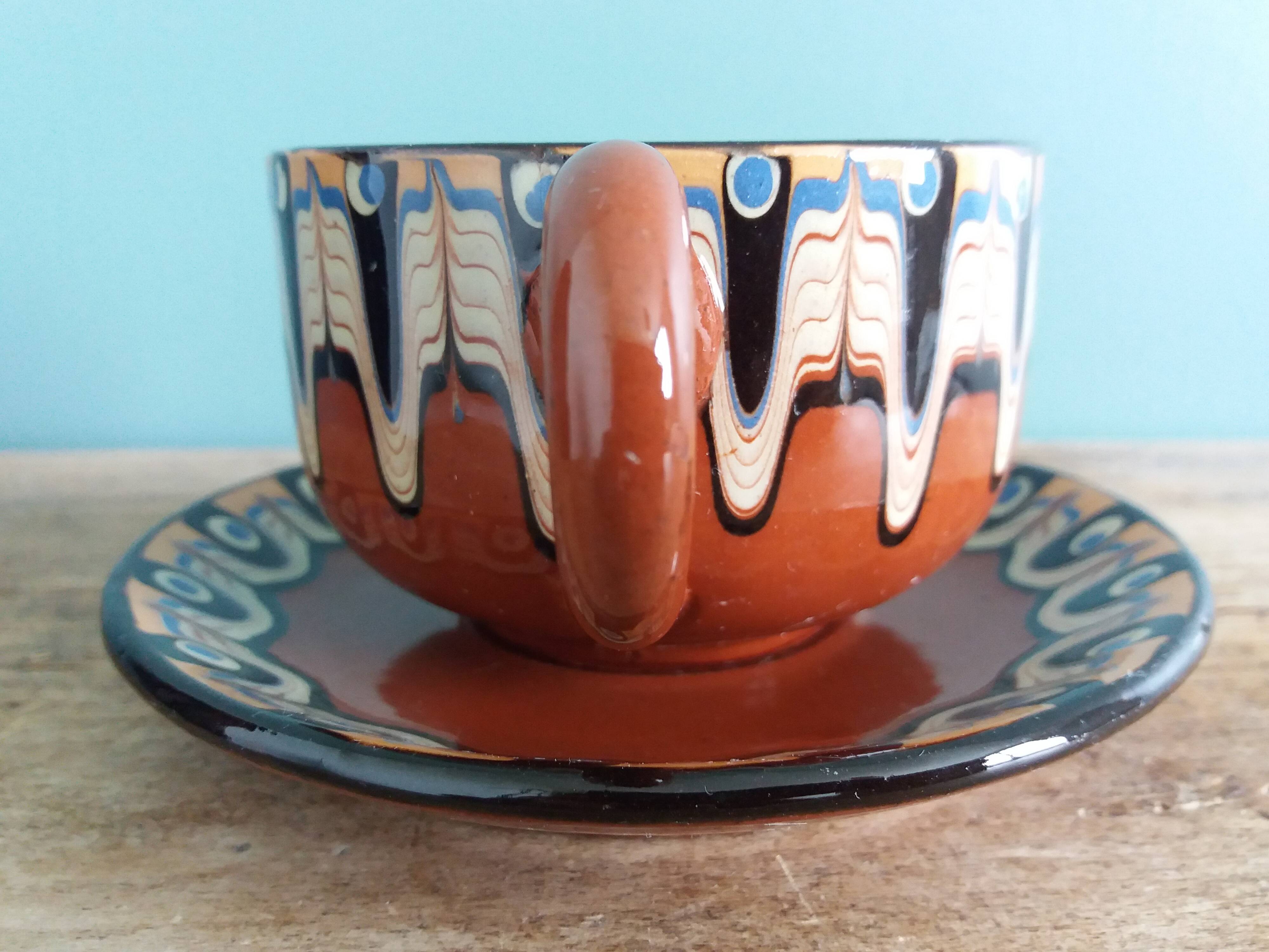 Tasse et soucoupe Trojan Bulgarie