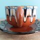 Tasse et soucoupe Trojan Bulgarie