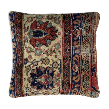 Vintage turkish rug cushion cover  45 x 45 cm
