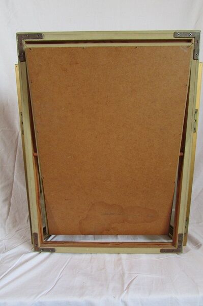 Mirror to ask triptych gilt frame 72x50cm