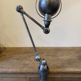 Jieldé desk lamp with 2 arms of 40cm and 25cm with a clamp base.