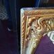 Beveled golden mirror 60 cm*72 cm