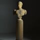 Bust on pedestal 20th century Antinous
