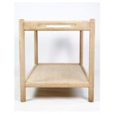 Rolling table in oak designed by Hans J. Wegner