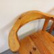 Set of 4 armchairs in pine from the 60s and 70s