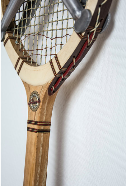 Tennis racket wood Christiane