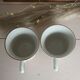 Ensemble de deux tasses fleuries Tienshan stoneware