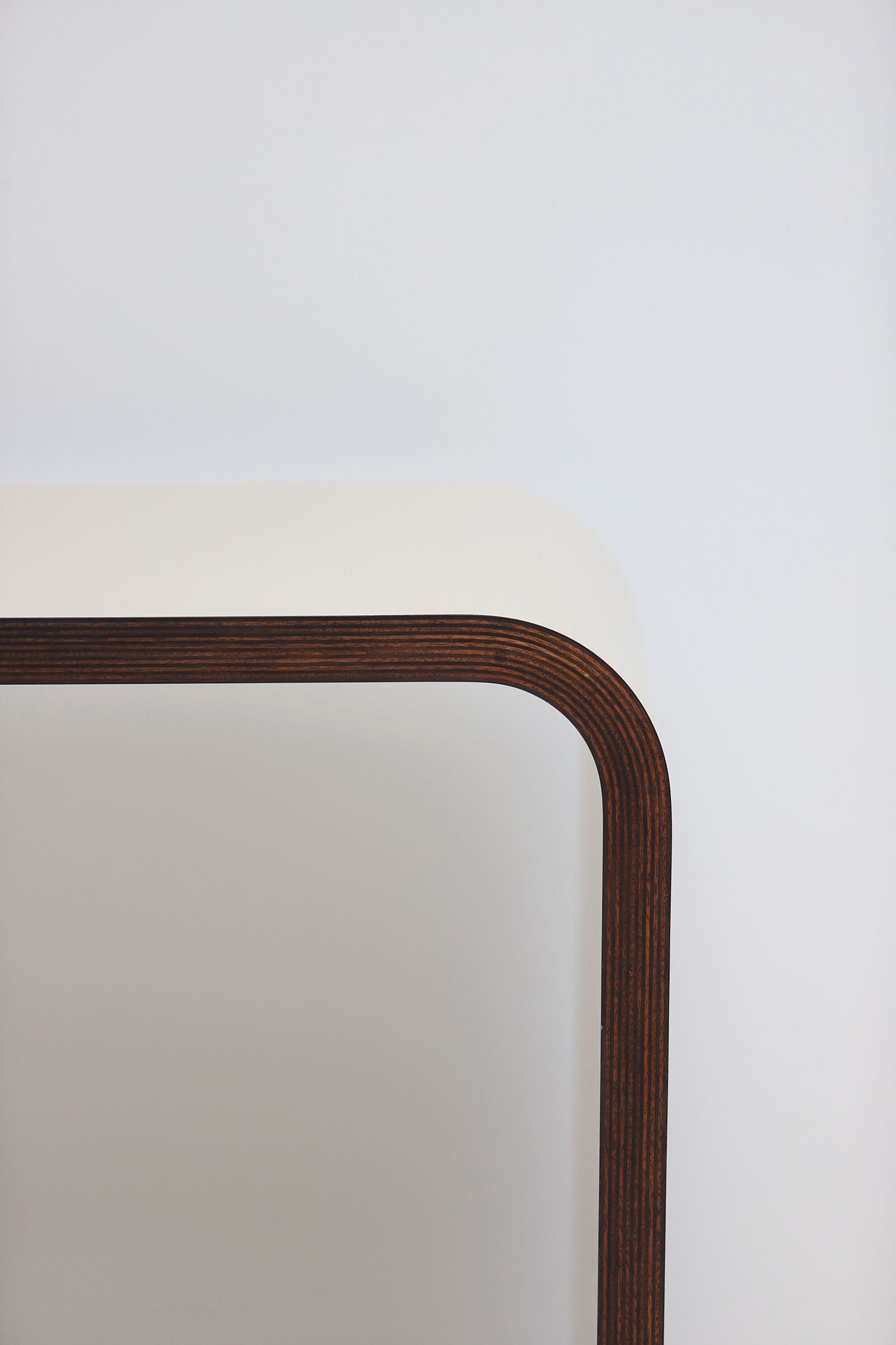 Console / side desk produced by the Belgian company Bergwood in the 1970s.