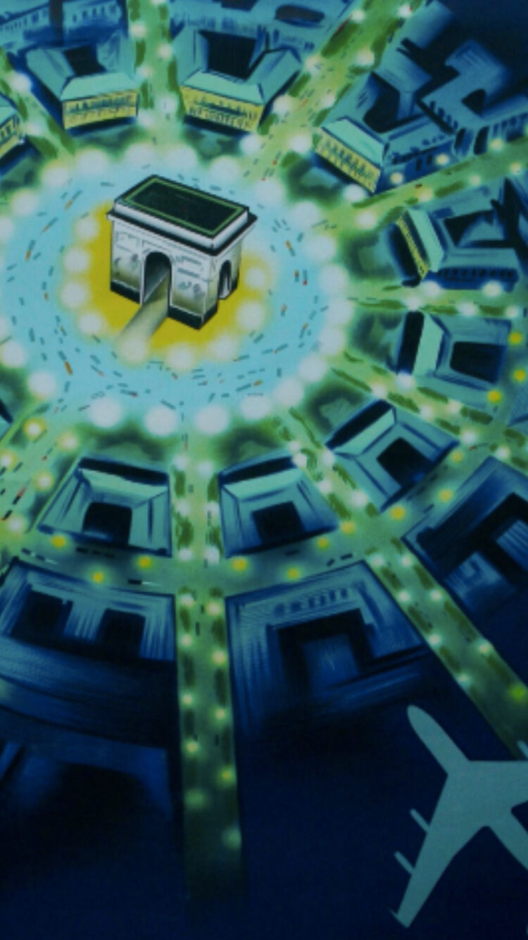 Air France Paris poster