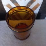 Amber glass jar