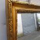 Carved wooden mirror gilded from the louis xv period
