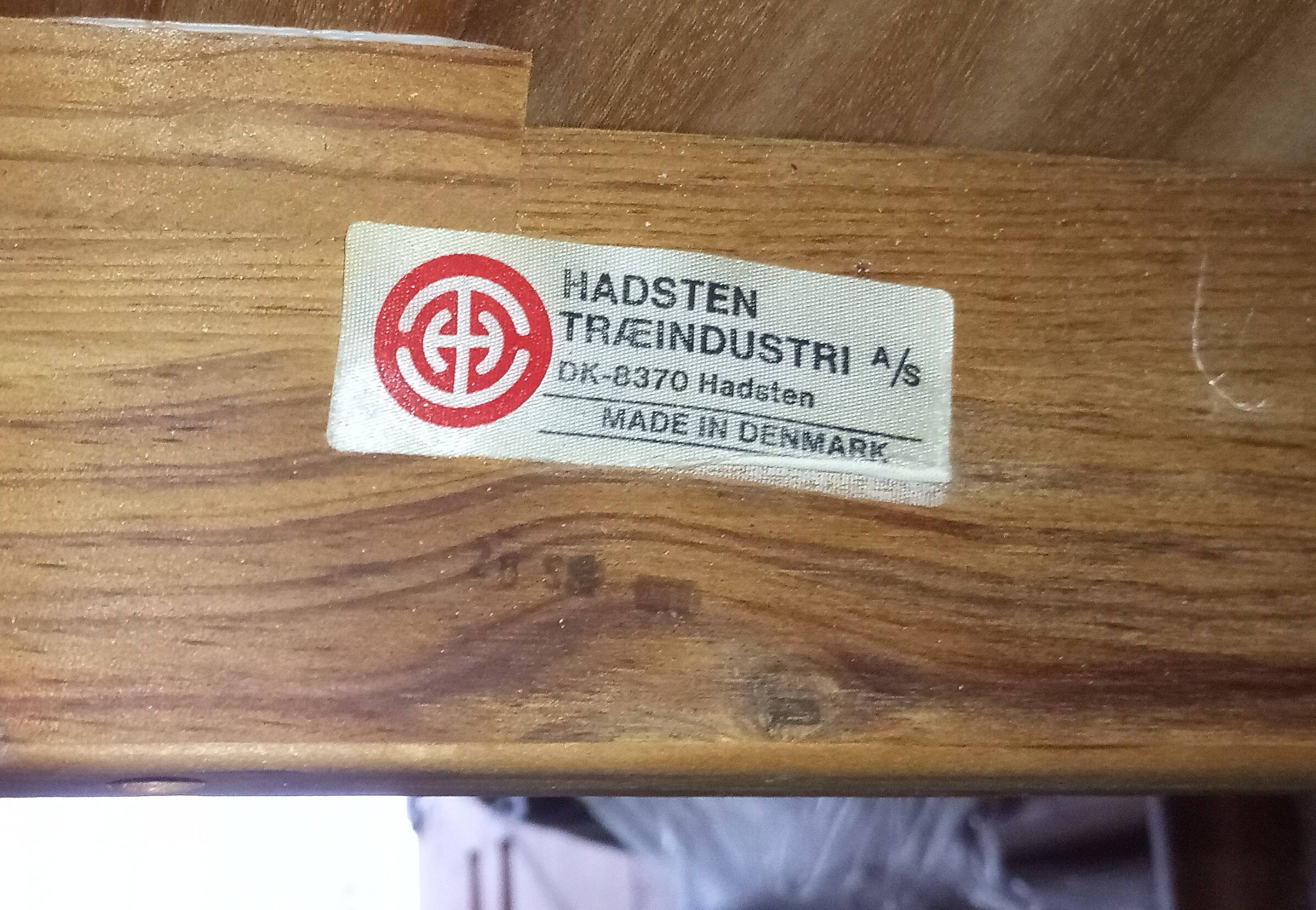 Desk in oregon pine by andreas hansen for hadsten träindustri