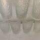 8 vintage glasses