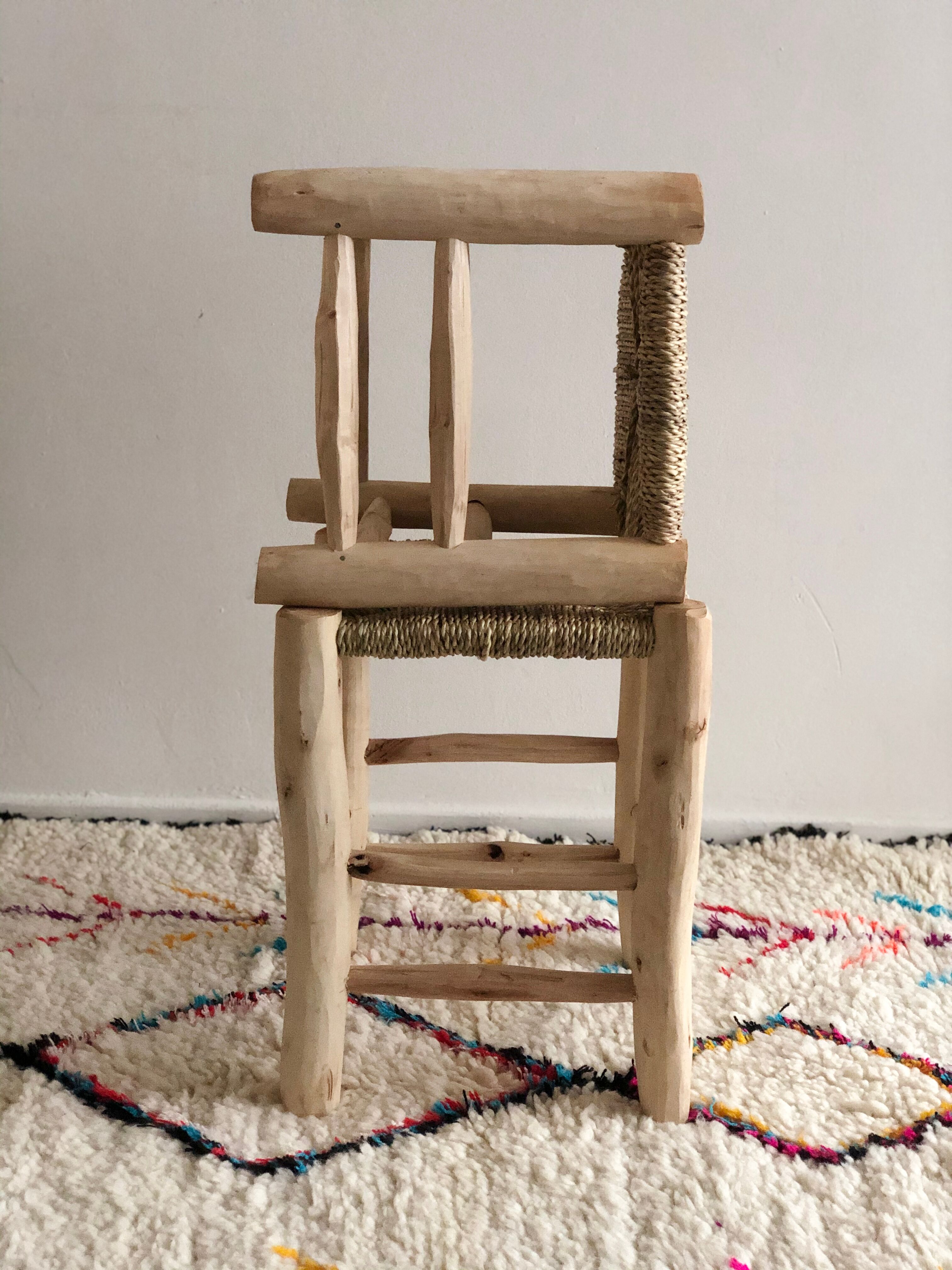 Authentic moroccan tabouret
