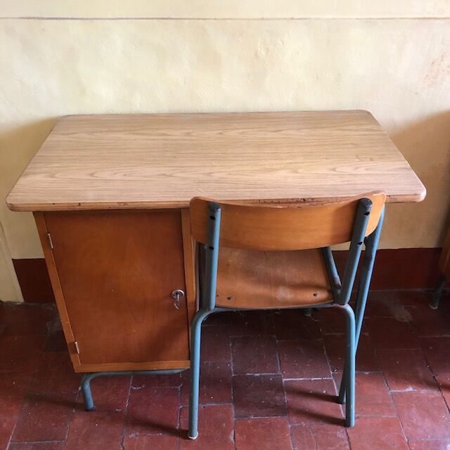 Schoolboy desk and matching chair