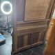 vestiaire avec console en noyer