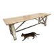 Large antique wooden table 260 cm