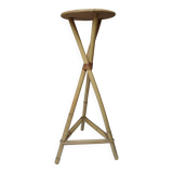 Vintage rattan stool