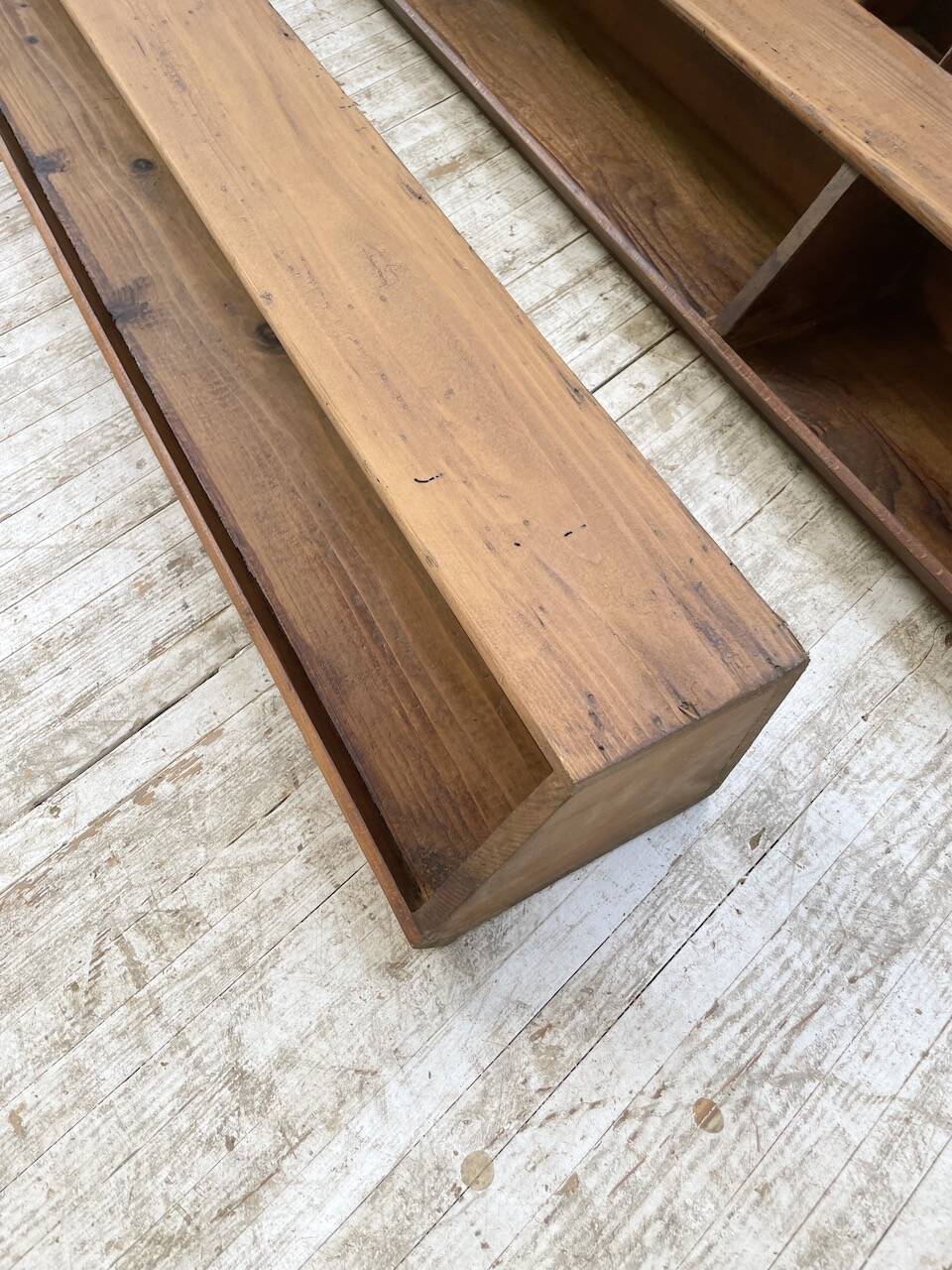 XL wooden wall storage