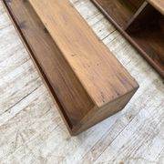 XL wooden wall storage