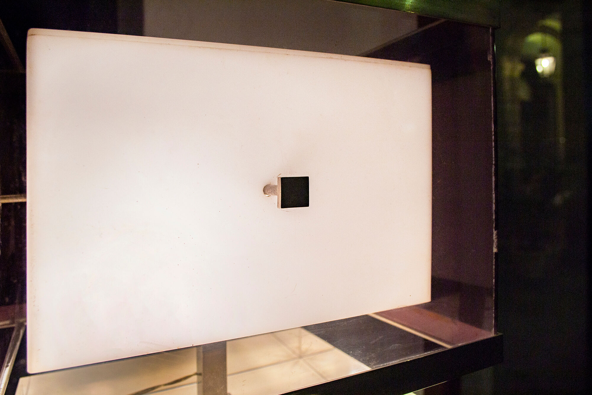 Acrylic Glass and Brass Lamp from ND, Italy, 1970s