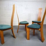Set of four "Iris" chairs by Bob Van den Berghe for Tranekaer Furniture Denmark
