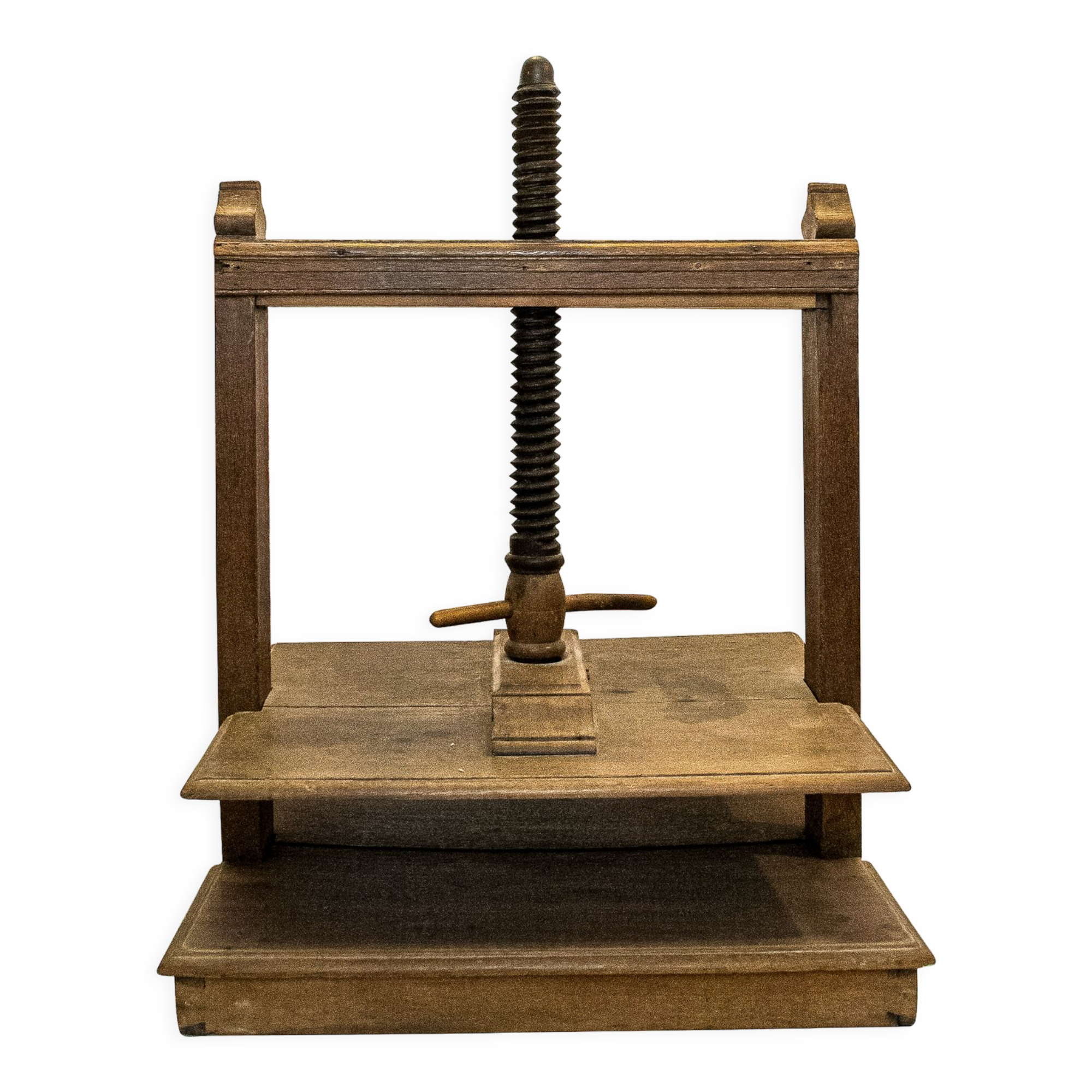 Old wood press