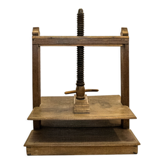 Old wood press