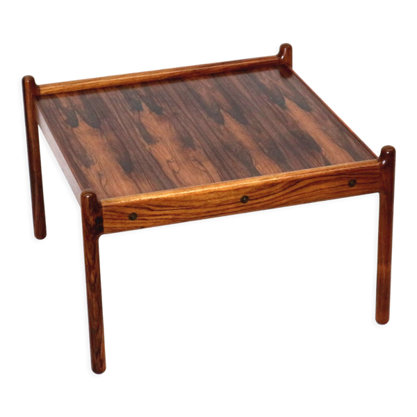 Table basse vintage en palissandre de C.F. Christensen Silkeborg fabriquée dans les années 1960