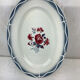 Old artisanal dish made in France Digoin Sarreguemines