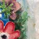 Nature morte bouquet aquarelle sur papier
