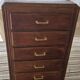 Chiffonnier 5 tiroirs et pieds compas vintage