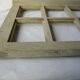 Old rectangular wooden window
