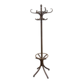 Vintage curved wooden parrot coat rack – Thonet style