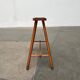 Vintage wooden shoe rack with grease, mid-century, 1950s.