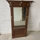 Cloakroom Coat rack with vintage mirror