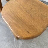 Pair of Henri Bataille oak stools