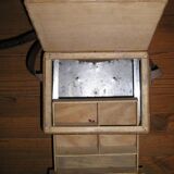 Ancient wicker fisherman's seat