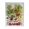 Movie poster "Bambi" Walt Disney 60x80cm 1960