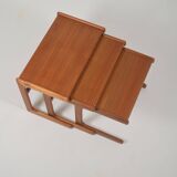 Set of Danish nesting tables by Salin Møbler, 1960s