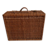 Old wicker and wood suitcase ideal for painter