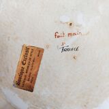 Hand-painted earthenware plate