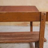 Schoolboy desk desk vintage desk in solid wood