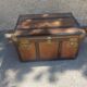 Old travel trunk , Malard trunk factory , Paris