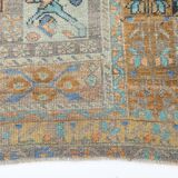 4x7 Vintage Light Orange & Brown Persian Rug, 133x213Cm