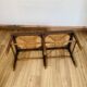 Mulched bench
