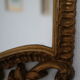 Miroir baroque doré vintage