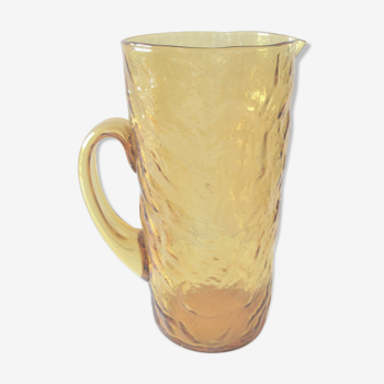 jug/ water carafe or amber glass orangeade