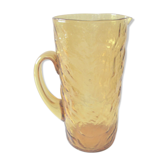 jug/ water carafe or amber glass orangeade